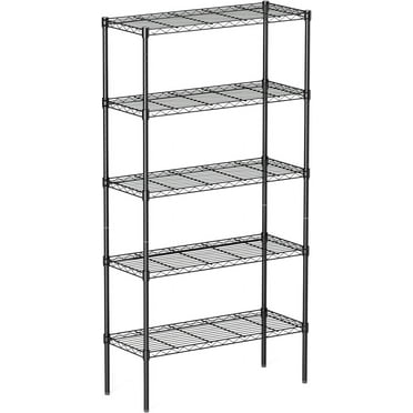 Nextay 5-Tier Metal Storage Shelves, Adjustable Heavy Duty Wire Shelving Unit for Kitchen, 35.4"W x 13.78"D x 69.3"H, 350 lb Capacity