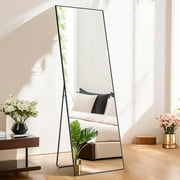 Nextay 59"x 16" Full Length Mirror Rectangular Standing Full Body Mirror Floor Mirror for Bedroom Cloakroom, Black