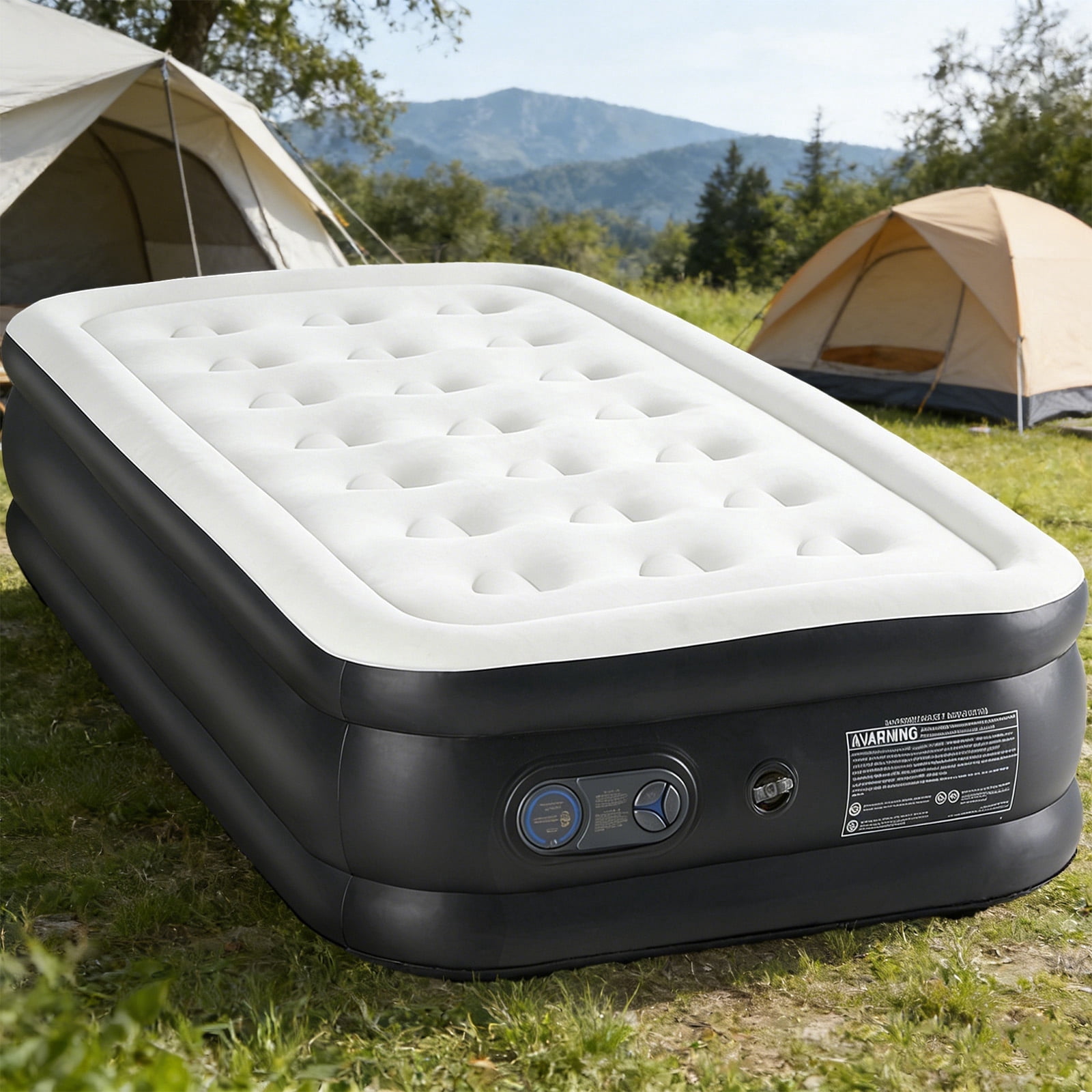Nextay Air Mattress with Large Capacity Pump, 18'' Quick Inflatable ...