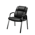thumbnail image 1 of Nextay Reception Chairs,Waiting Room Chair with Large Backrest and Seat Cushion for Meeting Room and Office Home,Black, 1 of 6