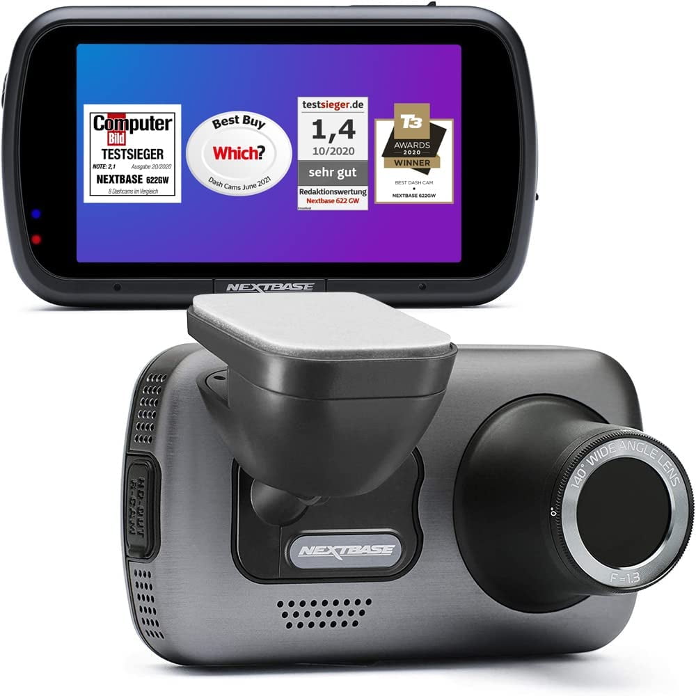Nextbase 622gw Dash Cam 3 True 4k Ultra High-definition Touch