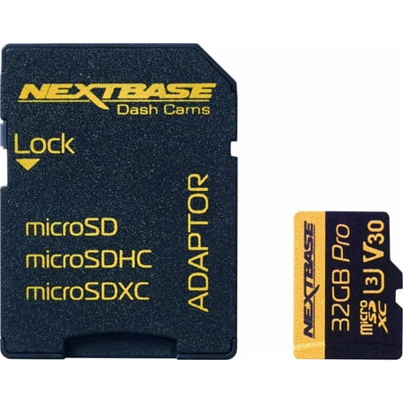 Nextbase - 32GB MicroSDHC UHS-III Memory Card for Dash Cams