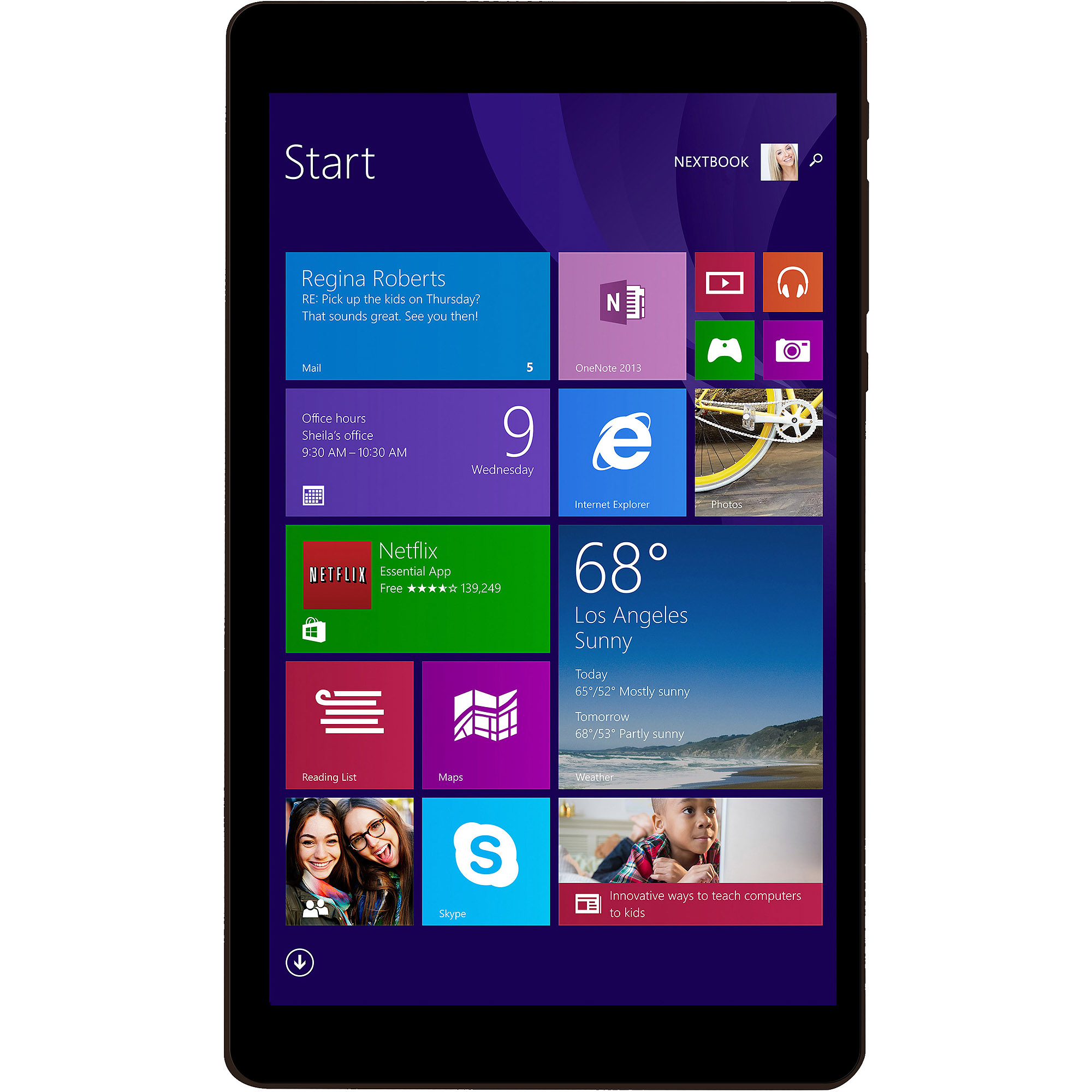 Nextbook 8" Tablet 16GB Windows 8.1 - image 1 of 2
