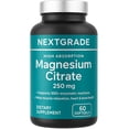 thumbnail image 1 of Nextgrade Magnesium Citrate 250mg Muscle, Nerve, Bone & Heart Support 120 Softgels, 1 of 1