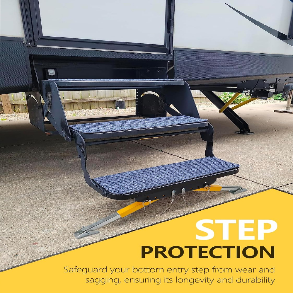 Nextirrer RV Step Stabilizer Kit for 5th Wheel, Travel Trailers and