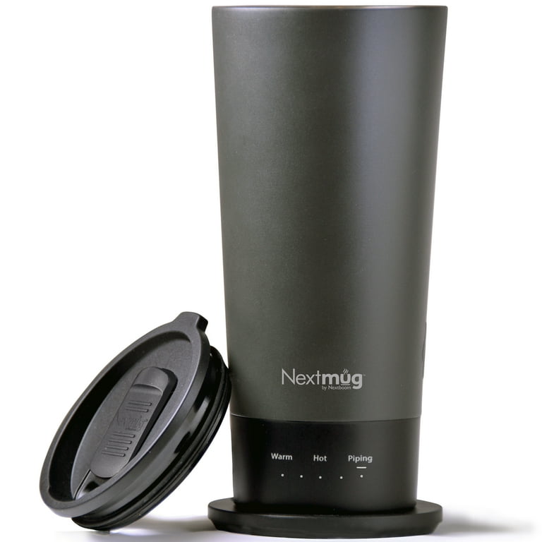 Nextmug Go - Temperature-Controlled, Self-Heating Travel Mug