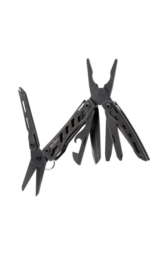 EDC Keychain Multitool, 10 in 1 Mini Pocket Knife Multi Tool with Needlenose Pliers, Scissors, Mini Useful Cool Gadgets for Men, Gifts For Dad Men Him Boyfriend-Dark