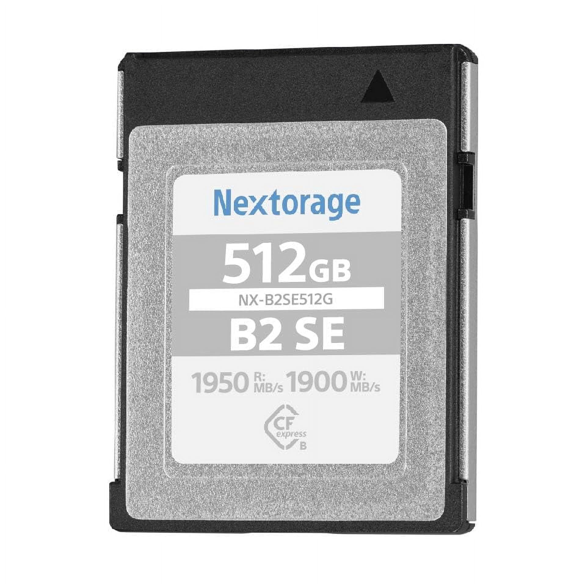 Nextorage 512GB B2 SE メモリーカードNX-B2SE512G CFexpress™ Type Bメモリーカード2P-B2SE512G発売のお知らせ
