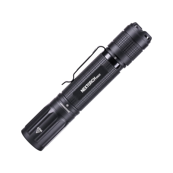 Nextorch E52C EDC Flashlight, Lithium Ion, White, 3000 Lumens, Black