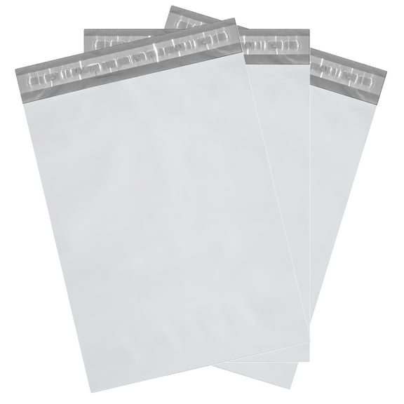 Nextphase Packaging 2 Mil White Poly Mailer Shipping Envelope Mailer 6 x 9 Inch Bags with Self Sealing Adhesive for Storage, Packaging, and More