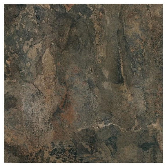 Nexus 12x12 Dark Slate Marble Self Adhesive Vinyl Floor Tiles 5 Cartons-100 Tiles