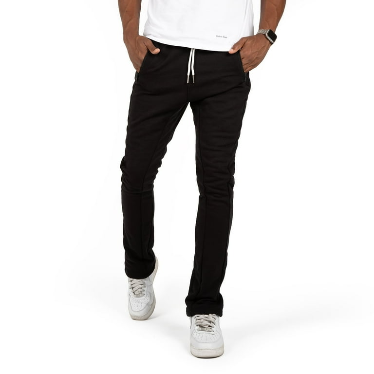 Men stacked sweats hotsell