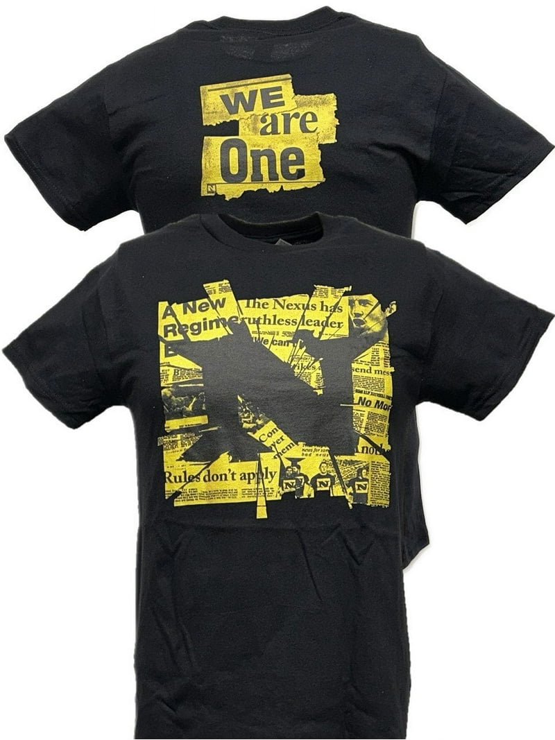 Nexus The New Regime We Are One Mens Black T-shirt