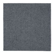 Nexus Tiles Self-Adhesive Carpet Tiles - Actual 12" x 12" Smoke Blue/Gray