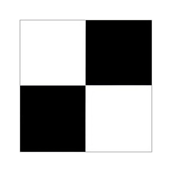 Nexus Vinyl Tile: Black and White Checker Board N103: 1 Box 20 Square Feet