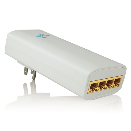 NexusLink Powerline Wave 2 G.hn Powerline Adapter |4 Gigabit Ports | 2000Mbps | Single Device | (GPL-2000S4)
