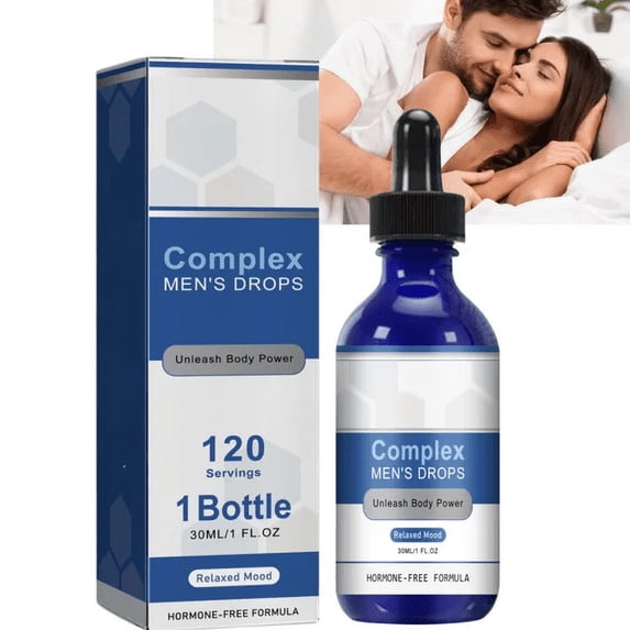 Nexusbio Labs Complex Men's Drops, The Secret Drops for Stronger Men, Complex Men's Drops to Increase Desire and Satisfaction-1pcs