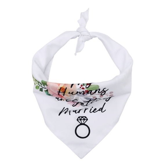 Nexvoroi Pet Collar White Wedding for Pets Double Layers