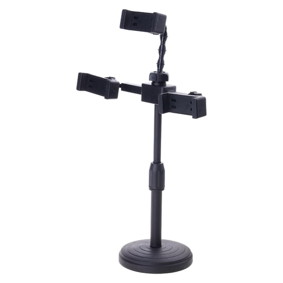 Nexvoroi Phone Live Streaming Stand Mount Adjustable Telescopic Rig for Stream Video Recording