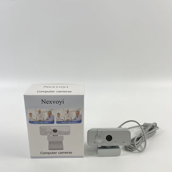 Nexvoyi Computer cameras,HD 1080p Webcam (300 FHD) - Monitor Camera with 95 Wide Angle, 360 Rotation Pan & Tilt, Dual Microphones