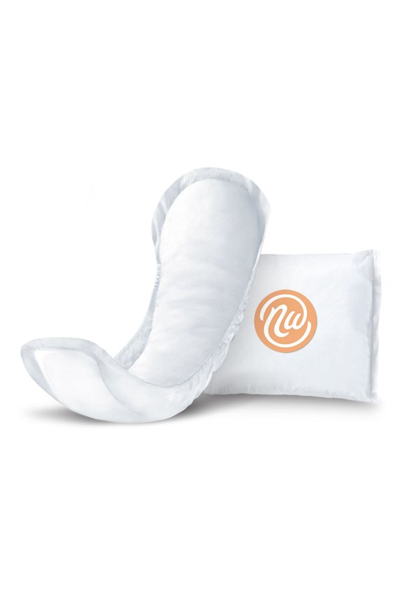 Nexwear Incontinence Pads, Dermatologist Tested, Moderate Absorbency, 10 in, 30 Count, 1 Pack
