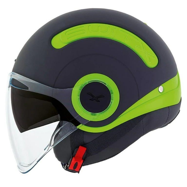 Nexx SX.10 SWITX Solid Half Helmet Neon Green/Matte Black XXL
