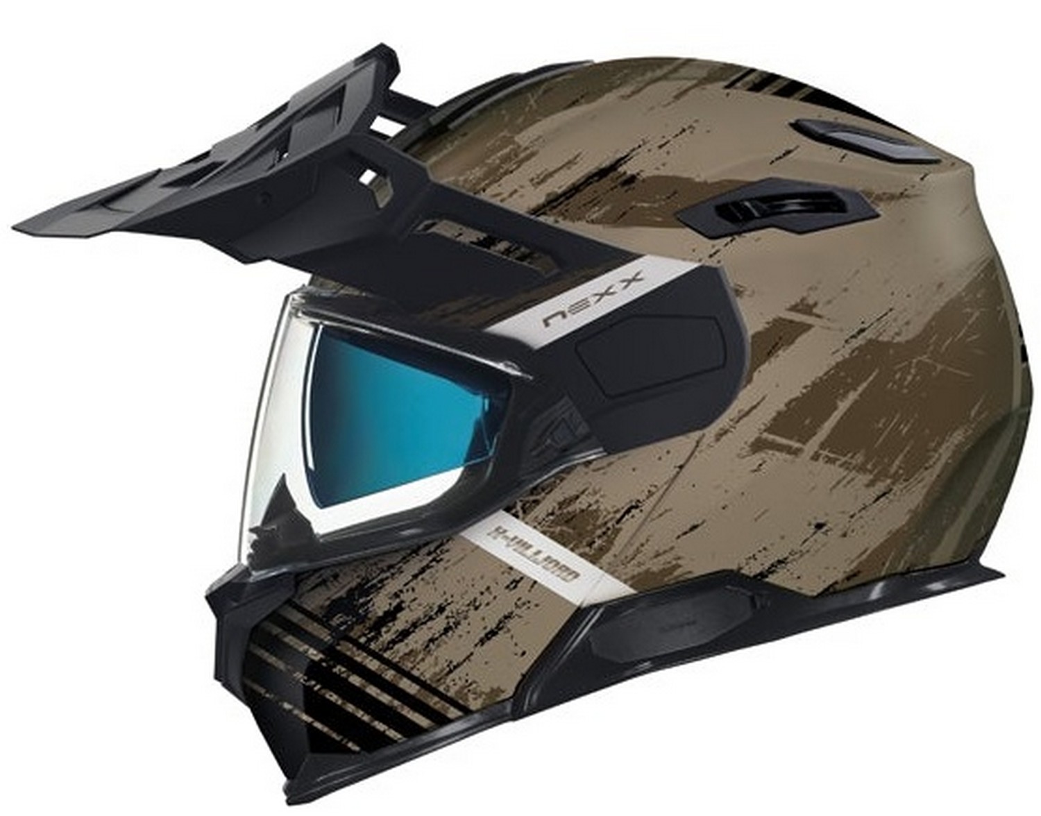 Nexx X.Vilijord Mudvalley Dual Sport Helmet Matte Sand SM - Walmart.com