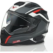 Nexx X.WST 2 Motrox Motorcycle Helmet White/Gray/Red SM