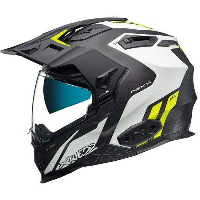 nexx x.wed2 nero opaco casco enduro adventure integrale