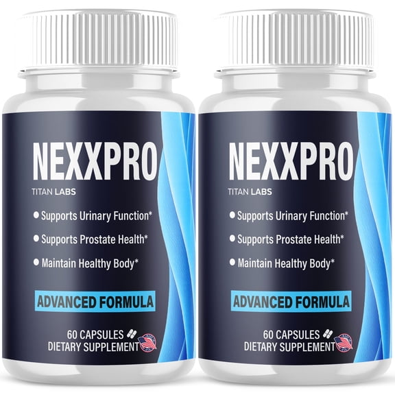 NexxPro Advanced Formula Natural Supplement Pills for Max Strength Nexx Pro 120 Capsules