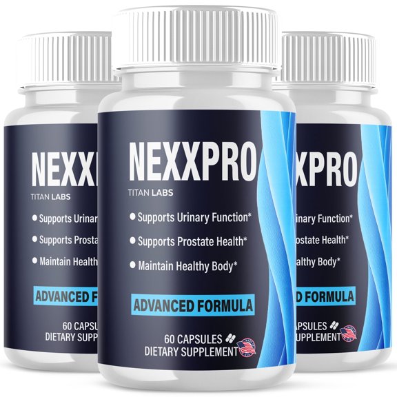 NexxPro Advanced Formula Natural Supplement Pills for Max Strength Nexx Pro 180 Capsules