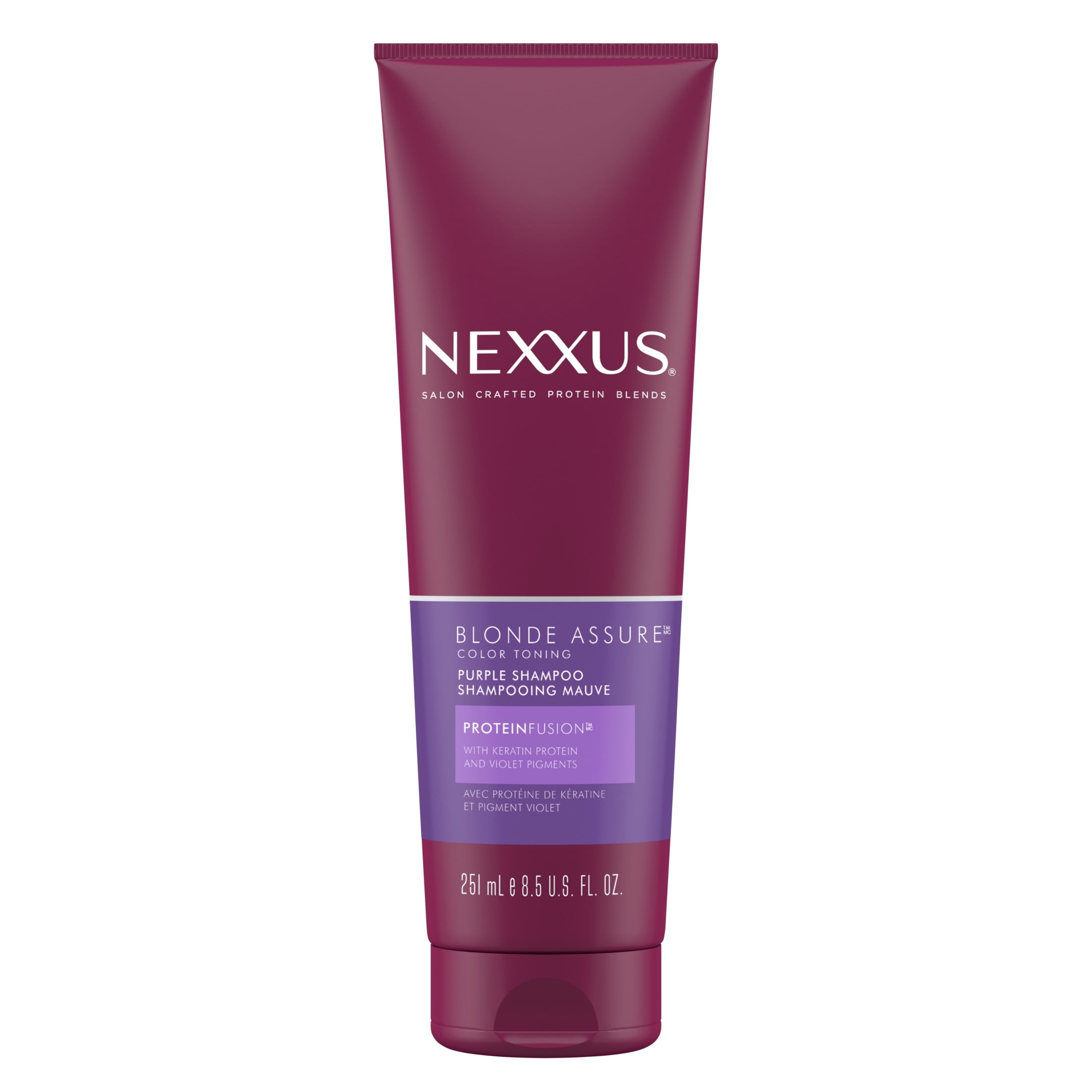 Blonde Color Blonde Care oz Hair For Assure Nexxus Protein Shampoo 8.5 Purple, Keratin