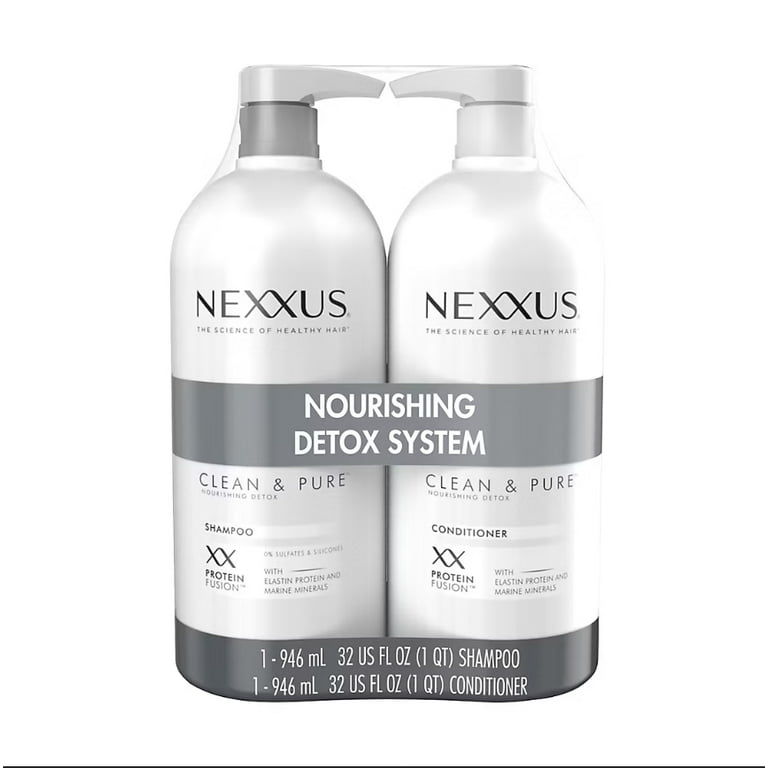 Nexxus Clean and Pure Shampoo and Conditioner, Clarifying and