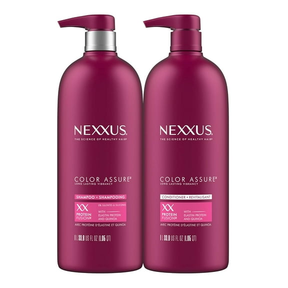 Nexxus Color Assure Shampoo & Conditioner Set, 32 Fluid Ounce (Pack of 2)