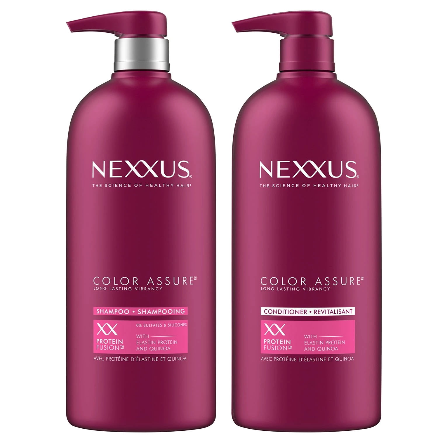 Nexxus Color Assure Shampoo and Conditioner 32 Fl Oz Pack of 2 Quinoa
