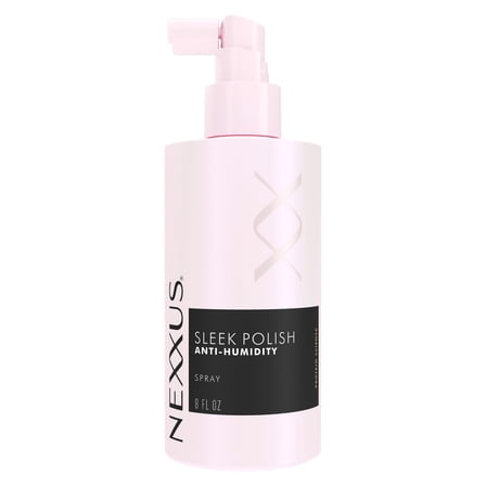 Nexxus Styling Sleek Polish Anti-Humidity Spray Hair Heat Protectant Hair Care Powered by Styleprotect Technology, 8 oz