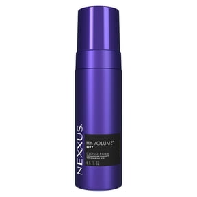 Nexxus Hy-Volume Cloud Foam Hair Foam For Flat & Limp Hair for Lift and Volume Hair Styling Foam Powered by Magnitube Volumizer Technology with Hyaluronic Acid, 5.5 Fl Oz