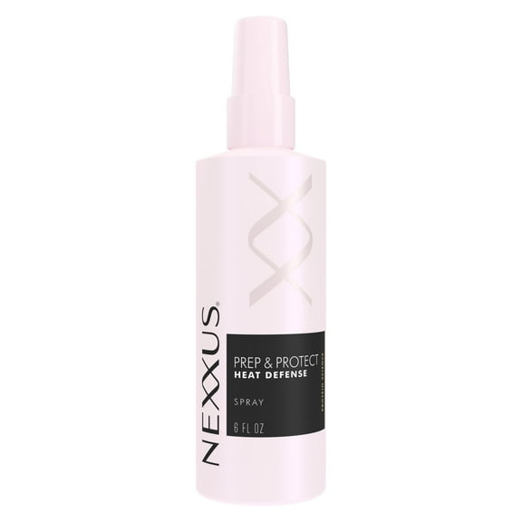 Nexxus Heat Defense Spray for 450 degree heat protection, Prep & Protect with StyleProtect Technology, 6 oz
