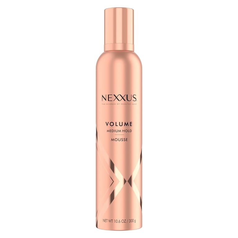 Nexxus Mousse Plus Volumizing Foam Styler Hair, Light Hold, 10.6