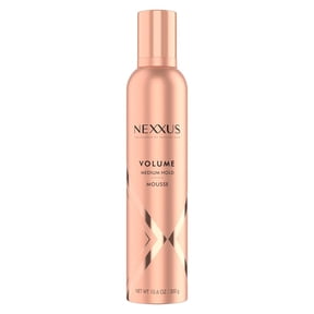 Nexxus Mousse Plus Volumizing Foam Styler Hair, Light Hold, 10.6 Oz, 3 Pack