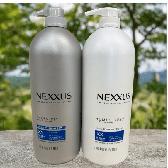 Nexxus Therappe & Humectress Ultimate Moisture Shampoo and Conditioner Set, 42 Oz Each, Salon-Quality Hydrating Hair Care
