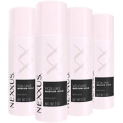 Nexxus Travel Mousse, Volume Medium Hold, Rose Scent 4-Pack, 2 Oz Ea | Elastin Protein-Infused Volumizing Hair Mousse, Never Stiff or Sticky | 72-Hour Anti-Humidity Shield, 48-Hour Frizz Control