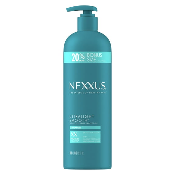 Nexxus Ultralight Smooth Daily Shampoo Weightless Frizz Control, 16.5 oz
