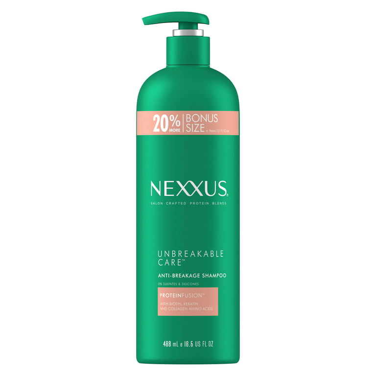 Skov Demokratisk parti billedtekst Nexxus Unbreakable Care™ Anti-Breakage Shampoo with Keratin, Collagen,  Biotin, 16.5 oz - Walmart.com