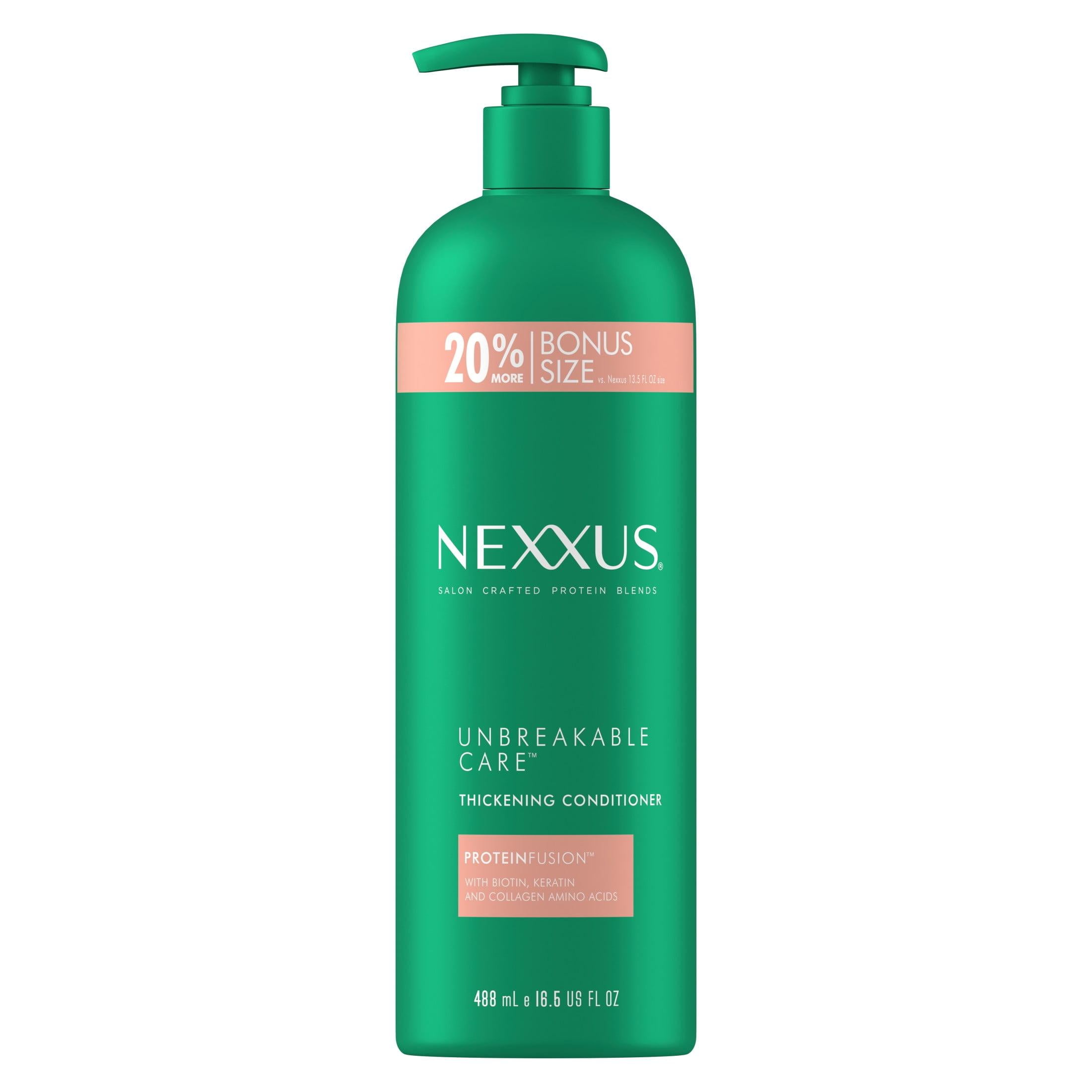 Nexxus Unbreakable Care Thickening Daily Conditioner for Thin Hair, 16.5 fl oz