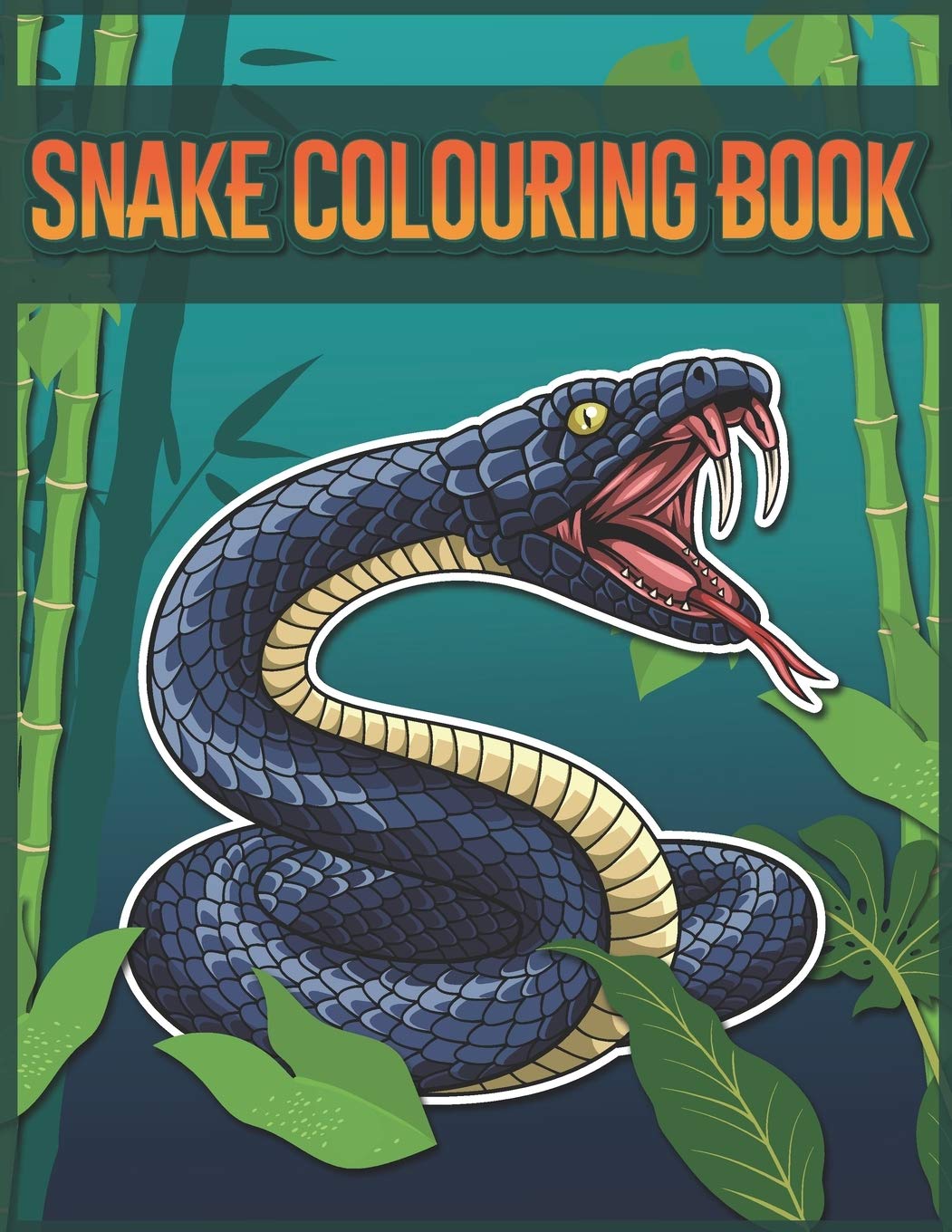 Neyali Press Snake Colouring Book: 30 Snakes colouring pages for kids ...