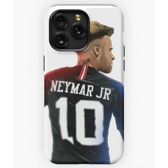 Neymar Art Brazilian Soccer Star Fan Illustration A1314 Phone Case for iPhone 11 to 17 Pro Max