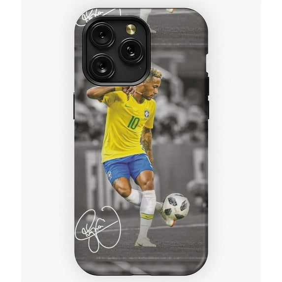 Neymar Jr Football Legend Graphic Design Fan Art Soccer Star A1025 Protective Case for iPhone 17 16 15 14 13 12 11 Pro Max