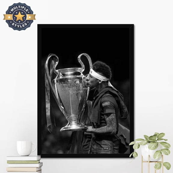 Neymar, Neymar Wall Art, Football, Soccer Wall Art, Vintage , Sport, Unframed Paper Poster 8x10in