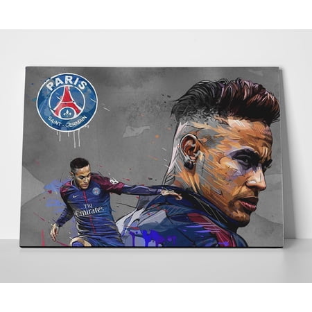 Neymar Poster or Wrapped Canvas